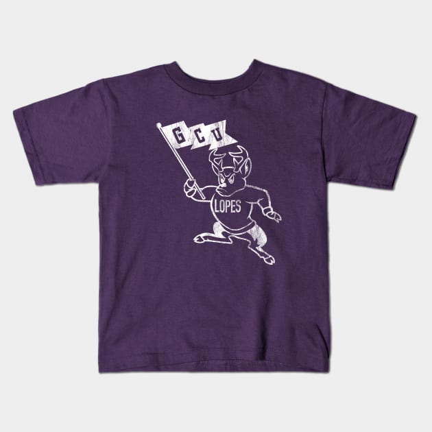 Vintage GCU mascot design Kids T-Shirt by MalmoDesigns